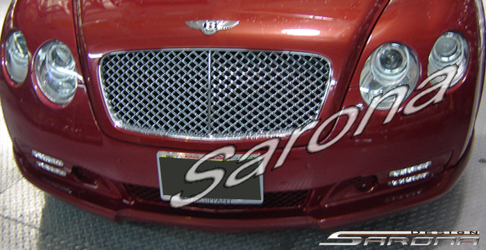 Custom Bentley GT Front Bumper Add-on  Coupe Front Add-on Lip (2003 - 2010) - $490.00 (Part #BT-001-FA)